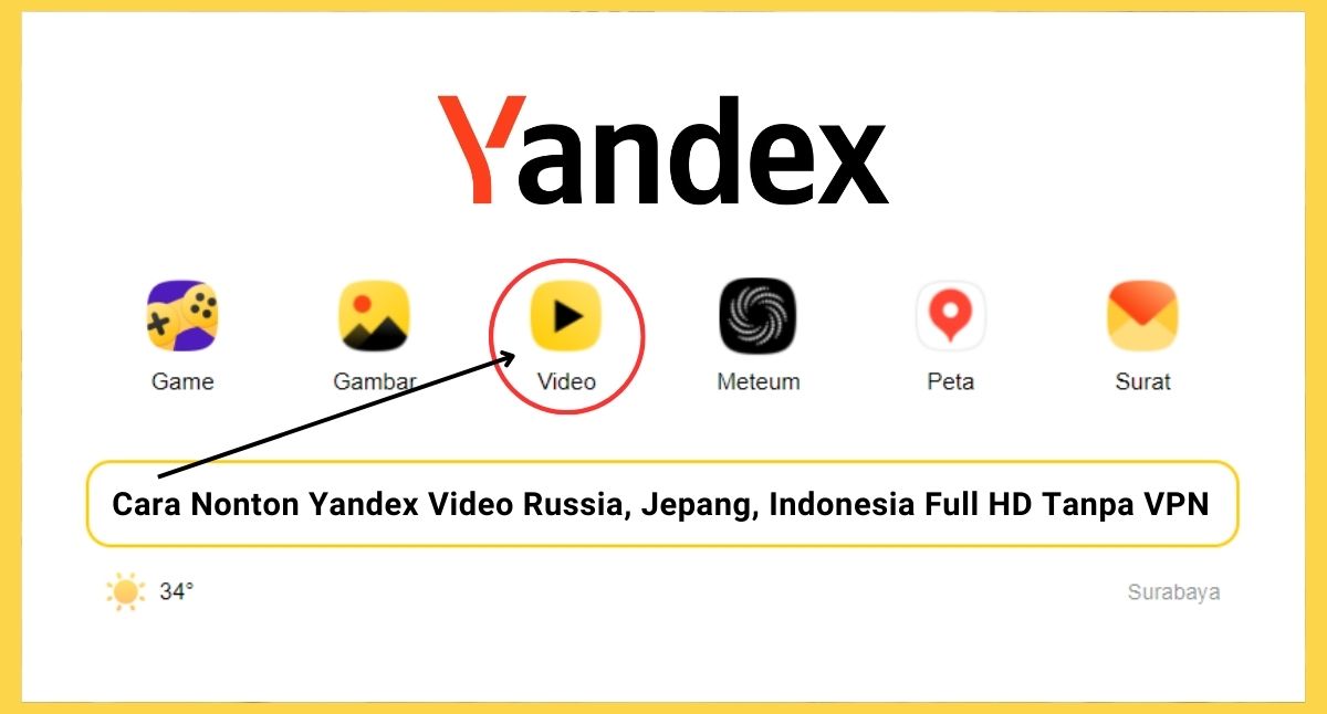 Cara Nonton Yandex Video Russia, Jepang, Indonesia Full HD Tanpa VPN
